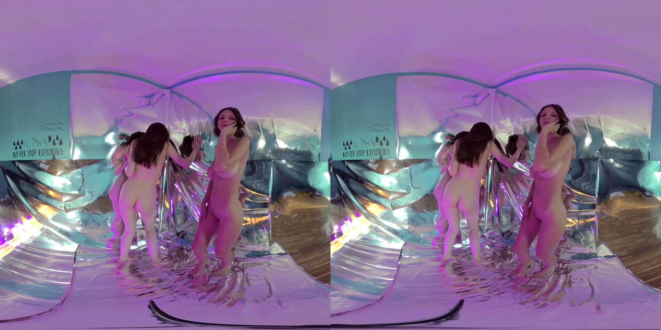Lights Up - Two Amateur Babes Dance For You - SexLikeReal