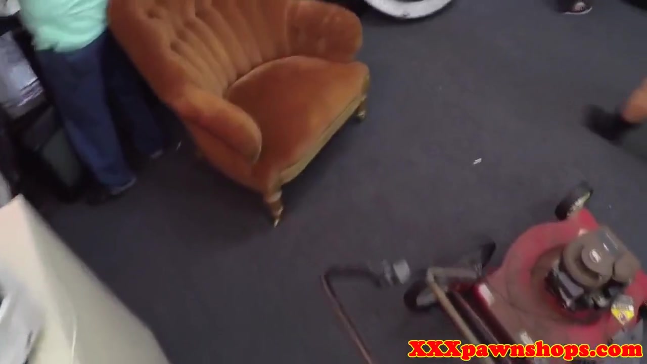 Busty Pawnshop Babes Fucking In Trio For Cash