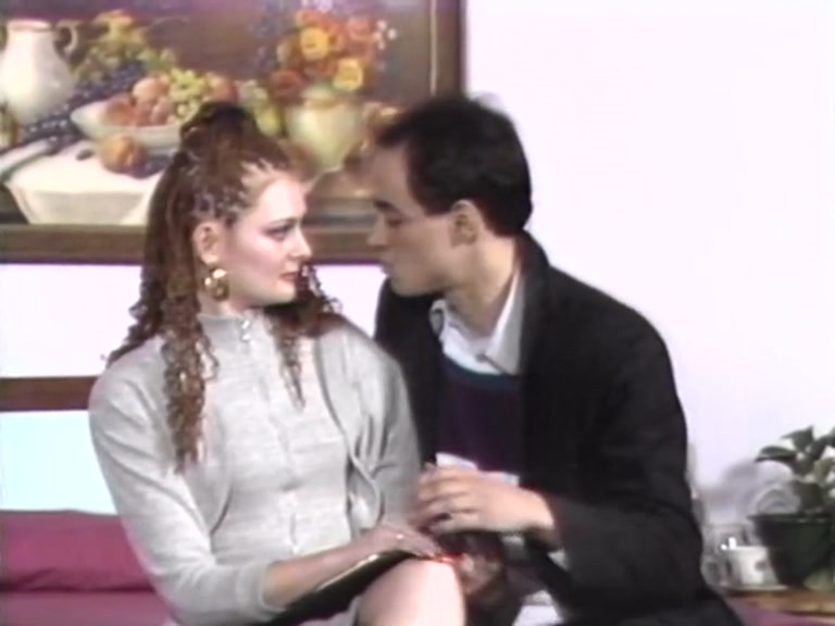 Retro orgasm on the throbbing dick