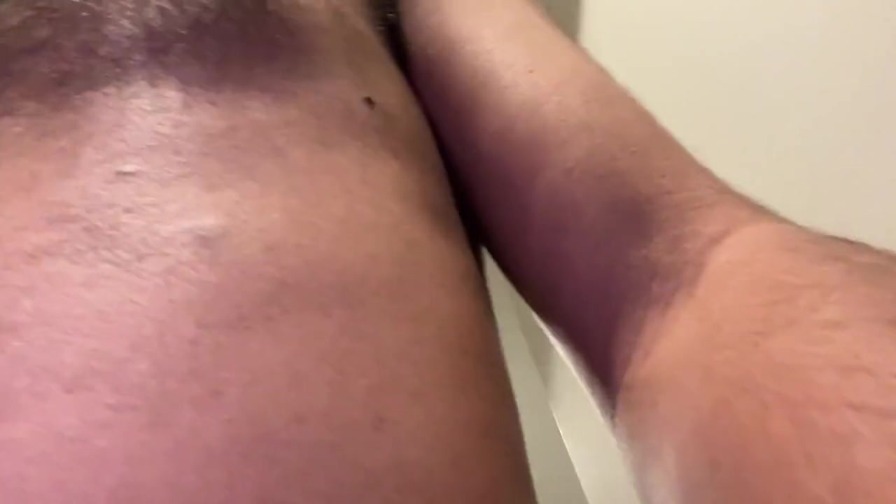 Mishaun Masturbating That Big Hairy Dick In Stepdads Closet Orgasm Cumshot