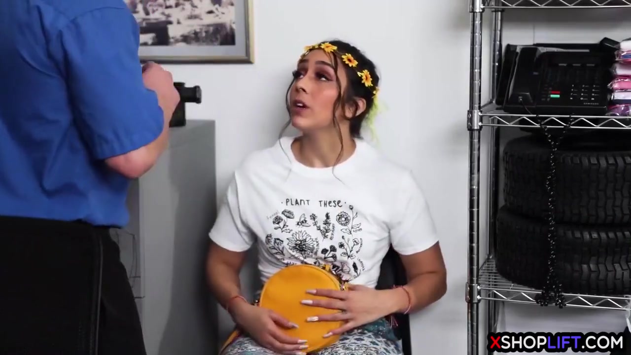Gorgeous Milf Got Caught By A Perverted Security Guy