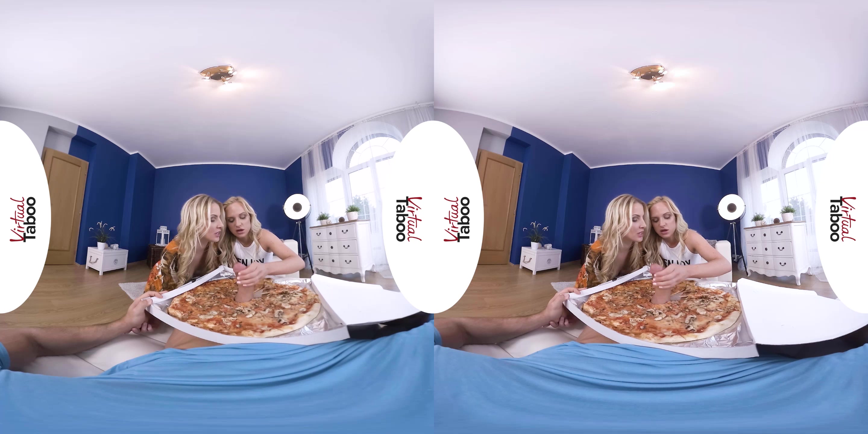 Cousin Brings Pizza And Dick - VirtualTaboo