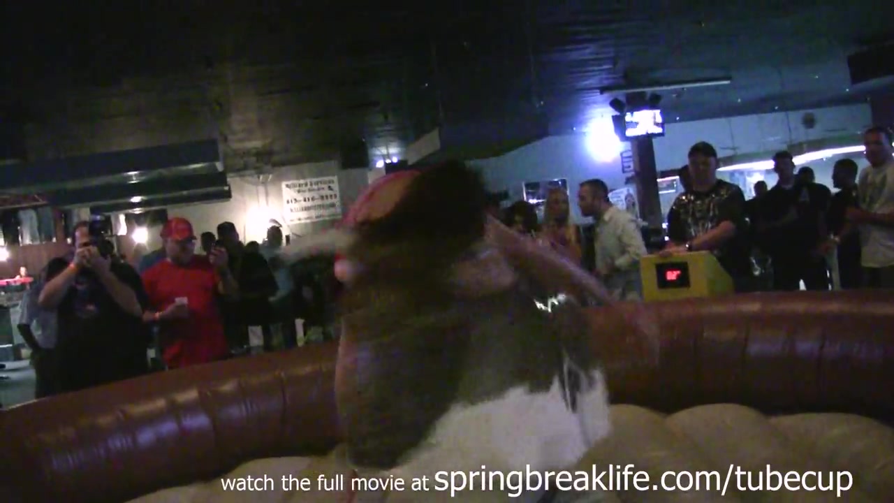 SpringBreakLife Video: Lingerie Bull Riding