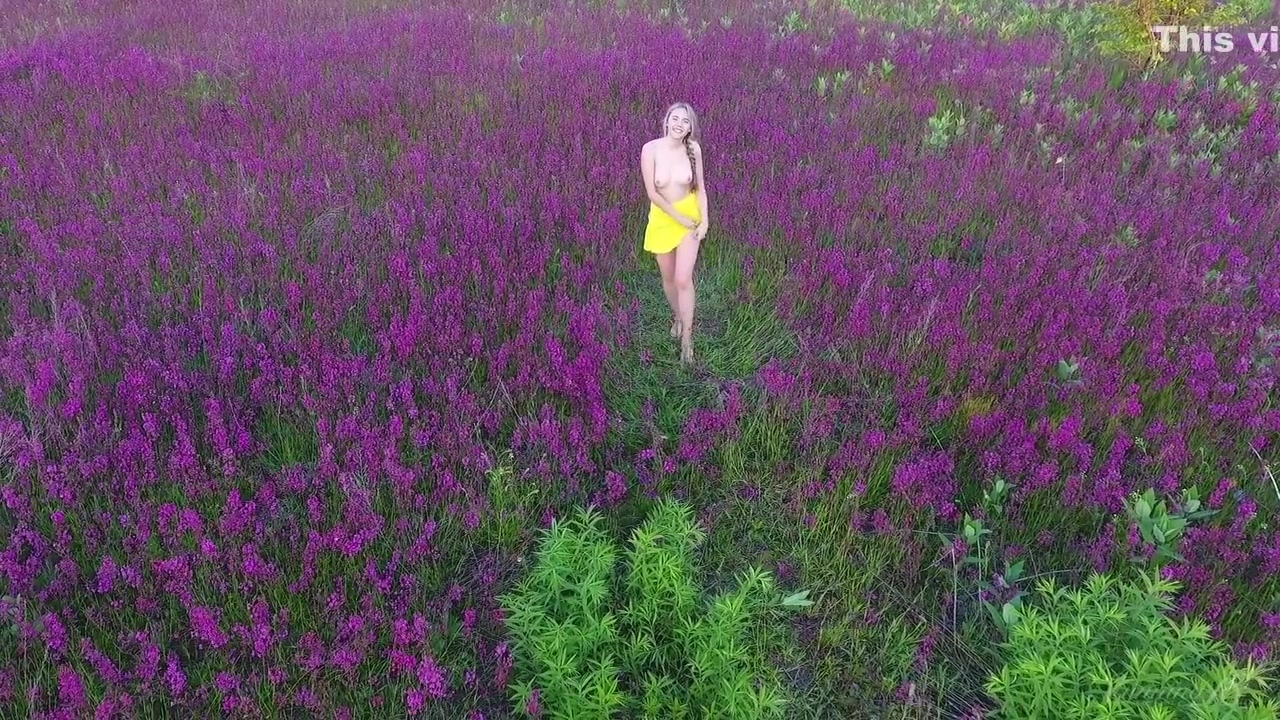 19yo Braided Nymph Nova Gets Fully Naked Outdoors!