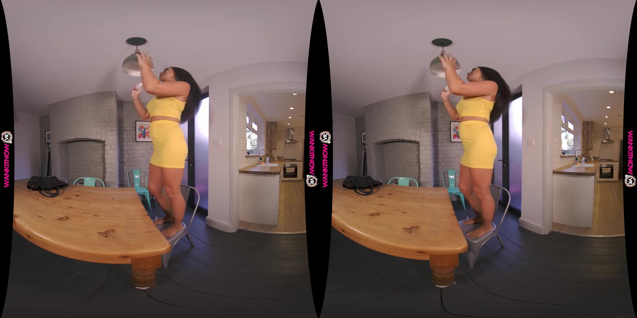 No Work All Play - Tanned British Brunette Babe Solo