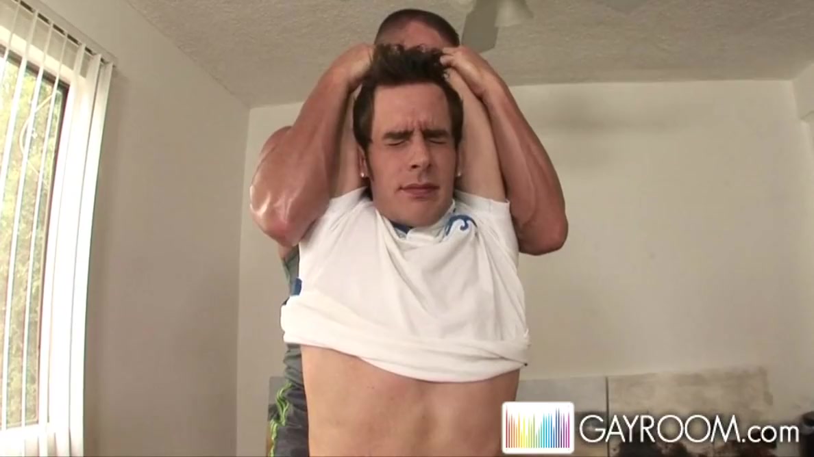 Sweaty Male Massage Session