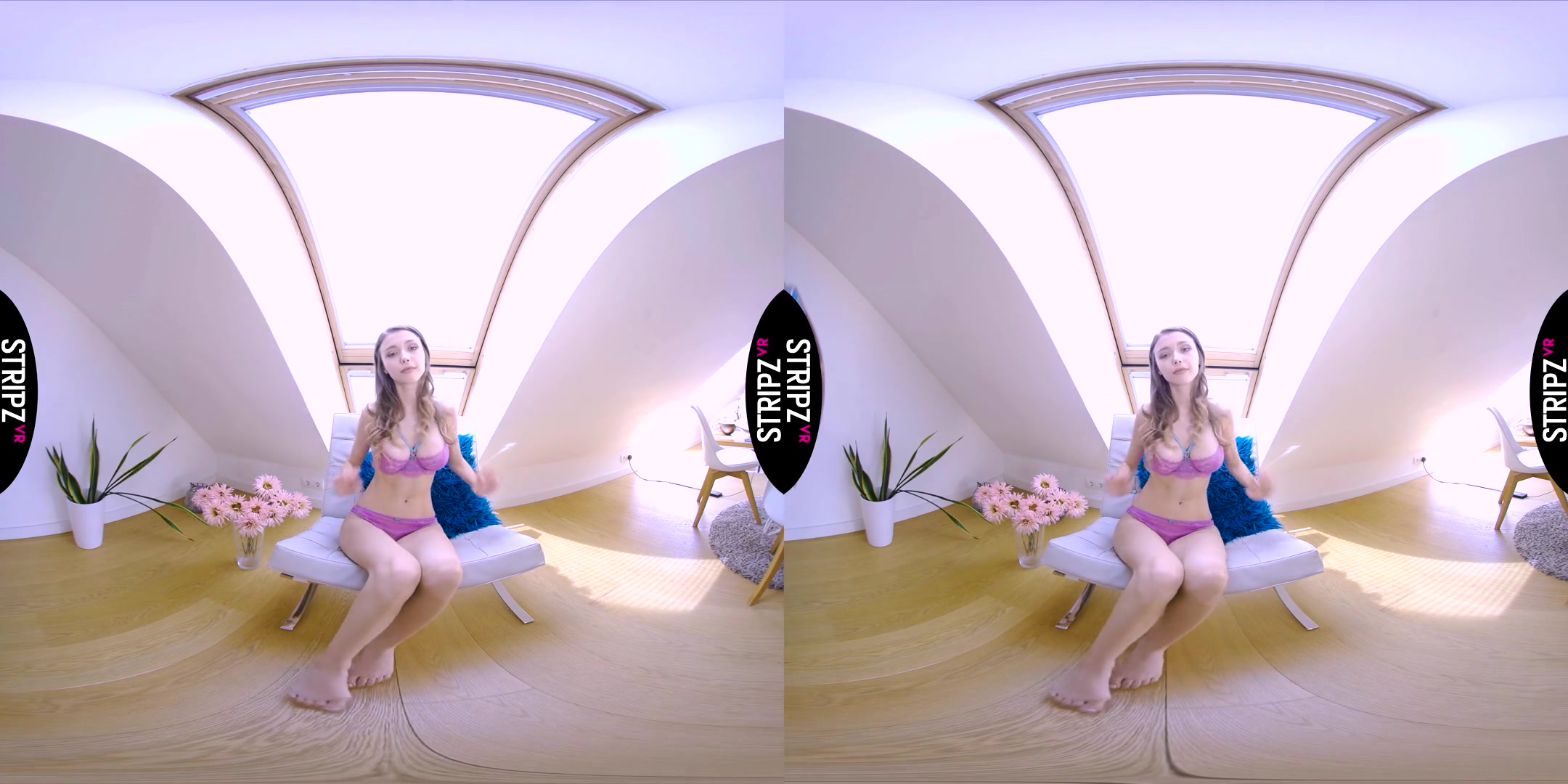 Mila Azul in Girl Flower - StripzVR