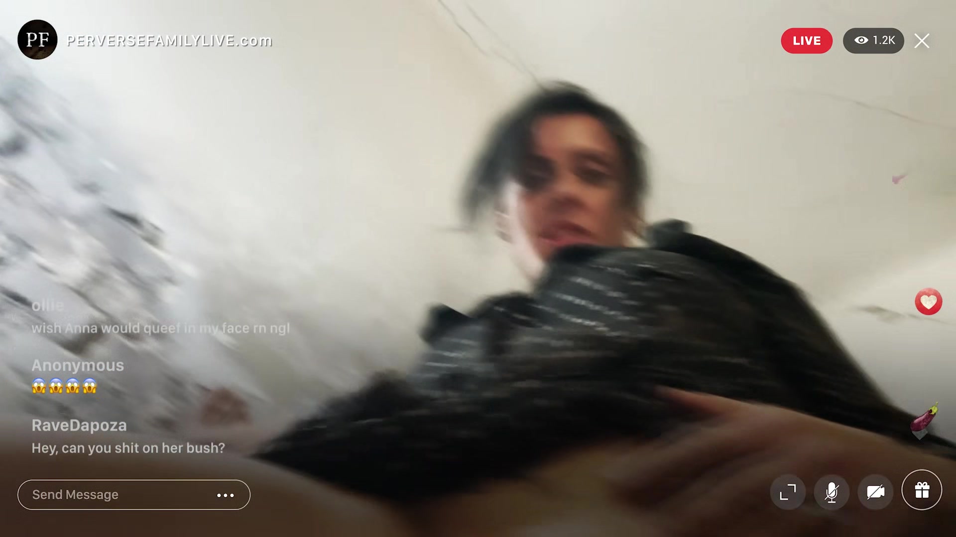 PERVERSE FAMILY LIVE - Lina's Hairy Cunt: Replay the kinkiest livestream!