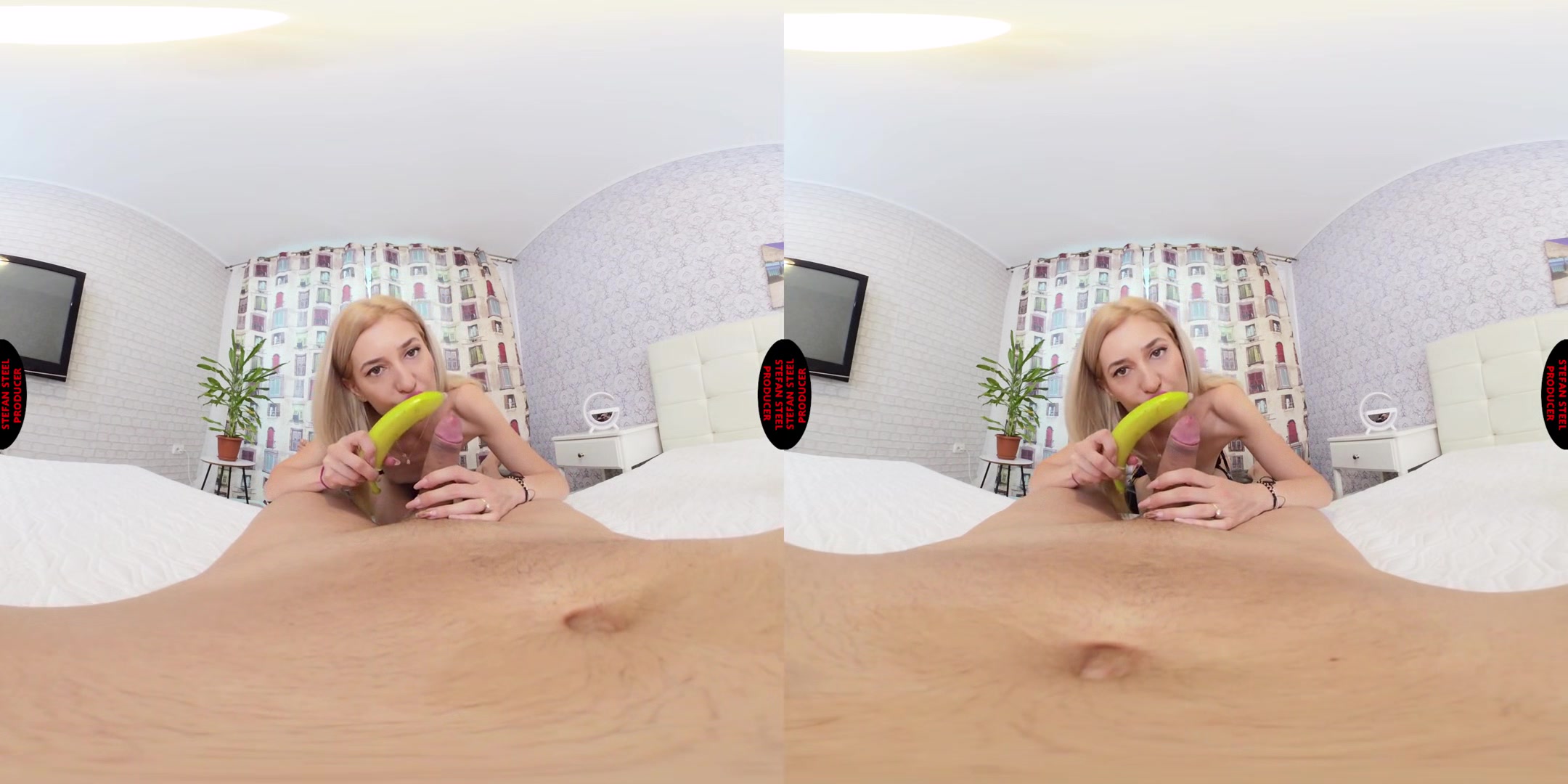 I love to suck your Banana with Christal Hot