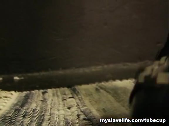 Blonde teen 18+ hottie dominates her weak slave