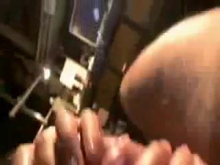 Alluring Asian babe making an awesome blowjob