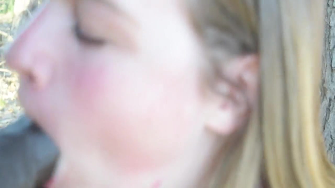 Super Head From Outside With Blonde Bbw