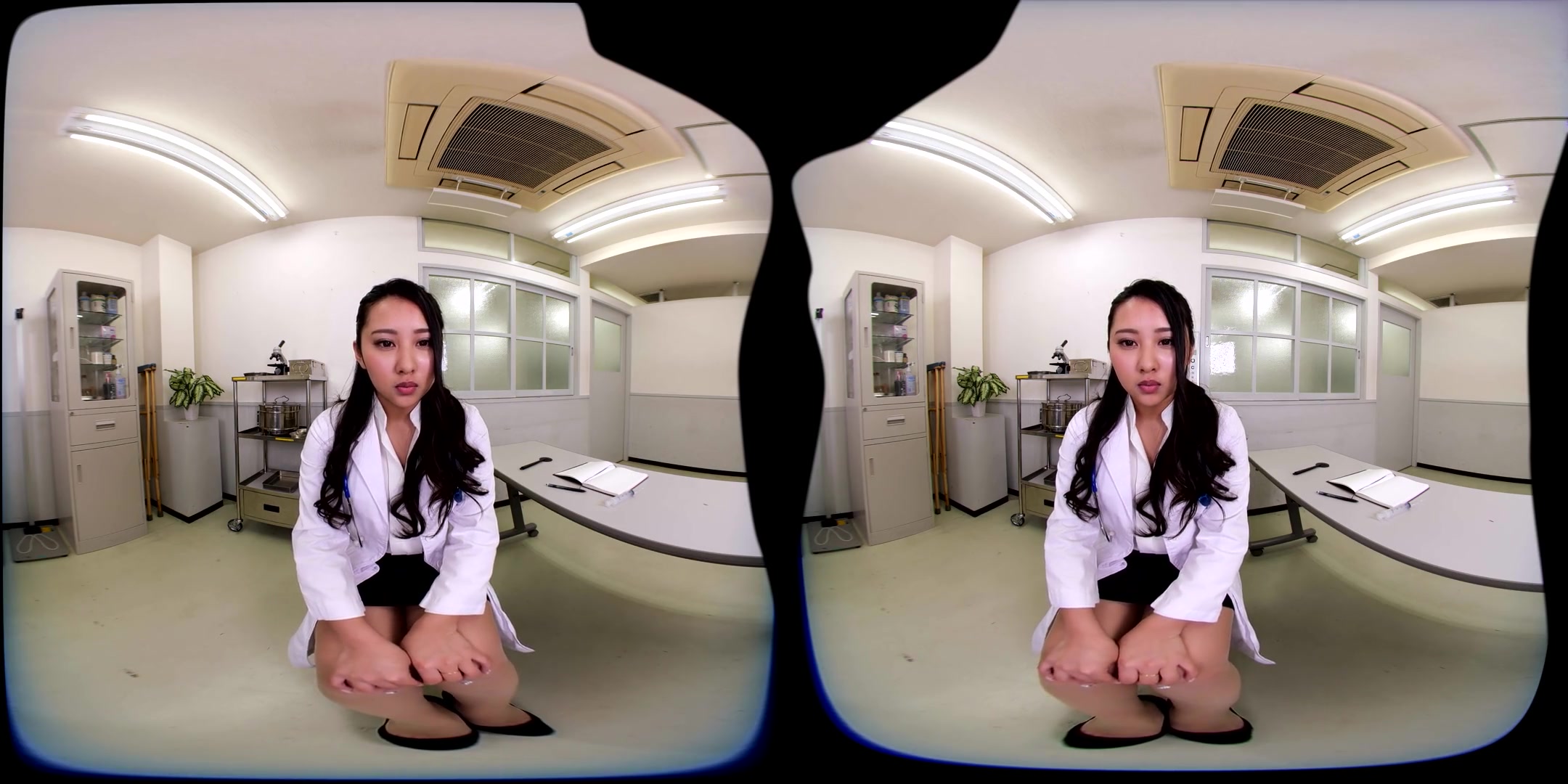 Virtual Dive: Continuing Your Medical Exam with a Lovely Doctor - Asian Doctor Panties Tease