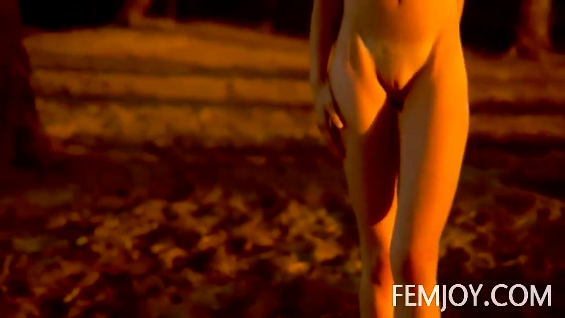 German Busty Blonde Teen 18+ Corinna At Sunset 4 Min