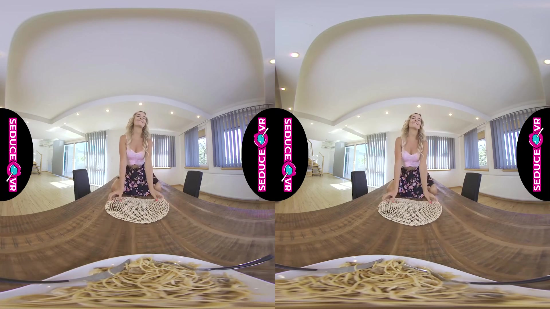 Fucking Dinner - Blonde Amateur Solo - SexLikeReal