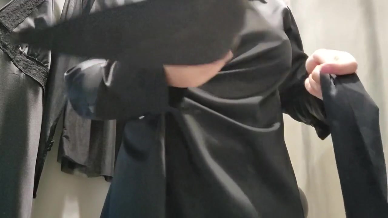 Pretty Girl Tries On Hot Outfits Without A Bra