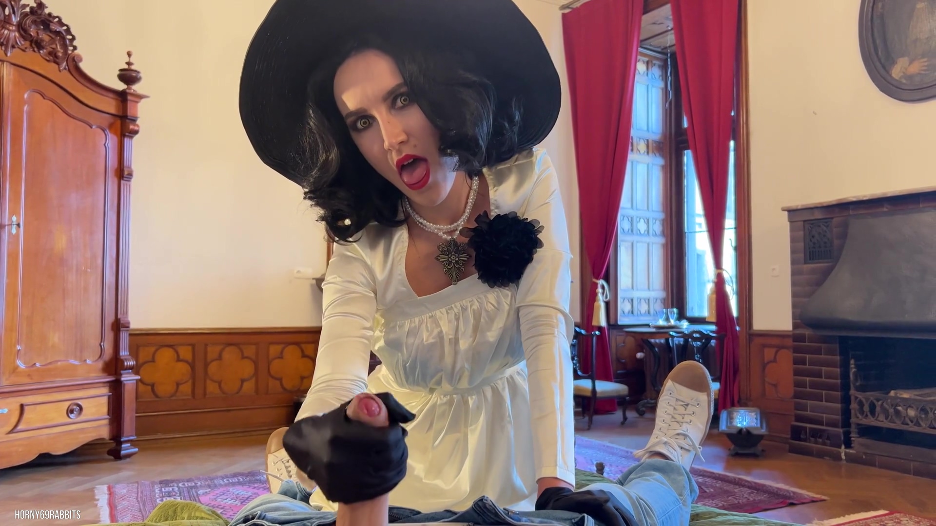 Sucks And Fucks . Resident Evil Village With Lady Dimitrescu