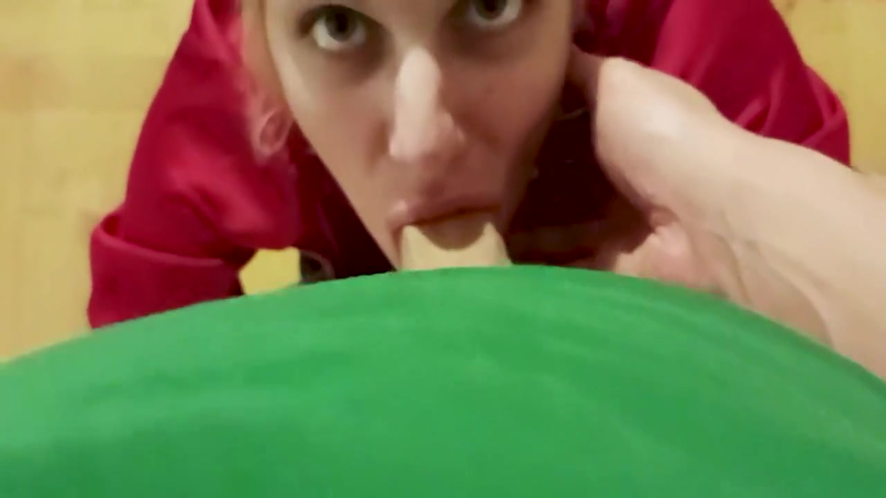 On Her Knees Getting Facefuck, Cock Slap And Cum On Face 4 Min