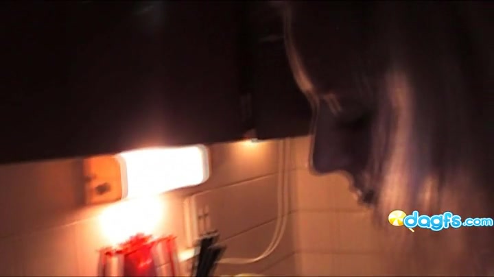 Busty Blonde Doing The Dishes - BustyGFsExposed