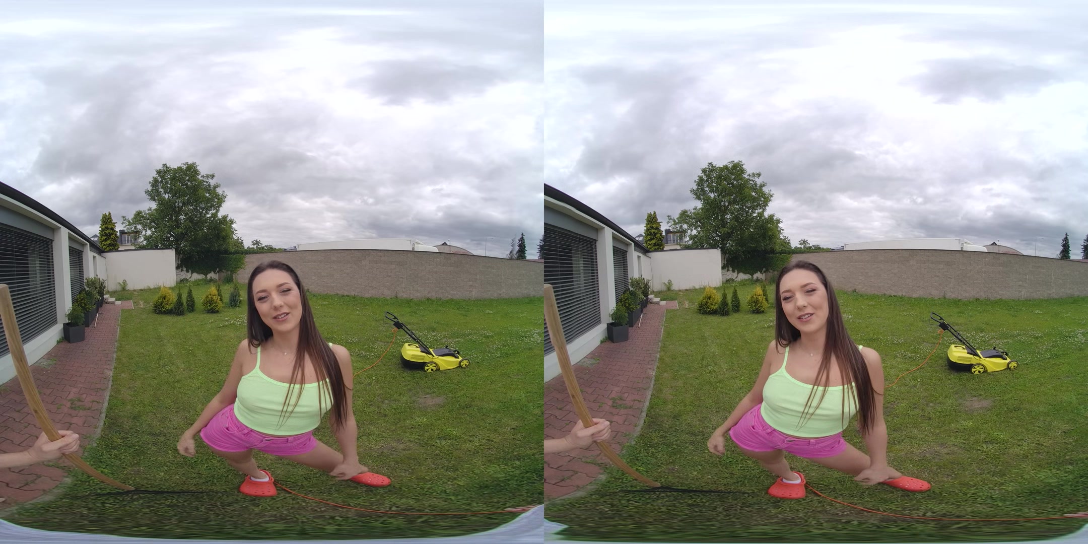 The Break for Hot Lawnmower