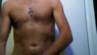 Me Jacking Off & Showing Off in the Mirror