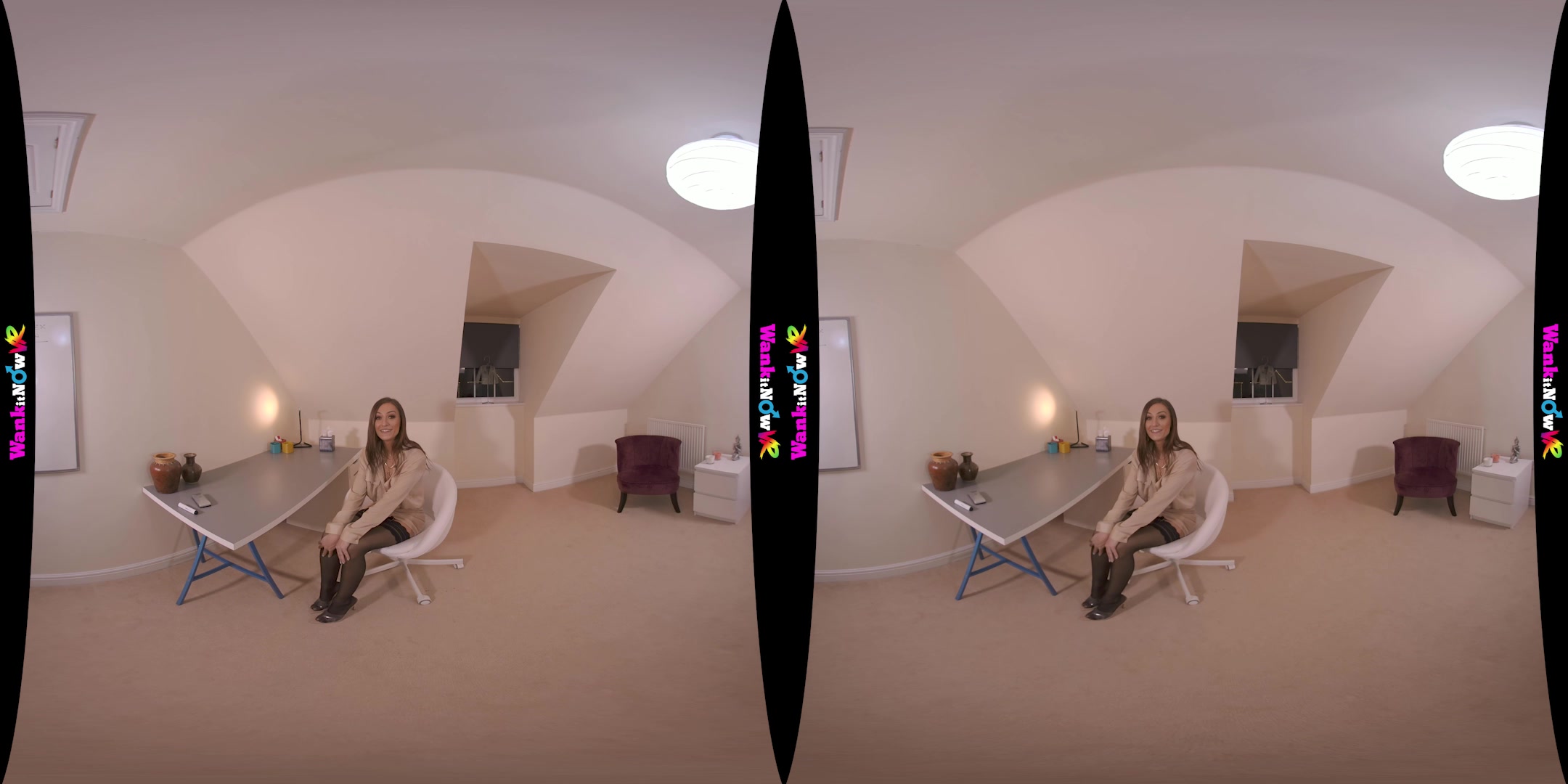 Office Play featuring Rose - WankitNowVR