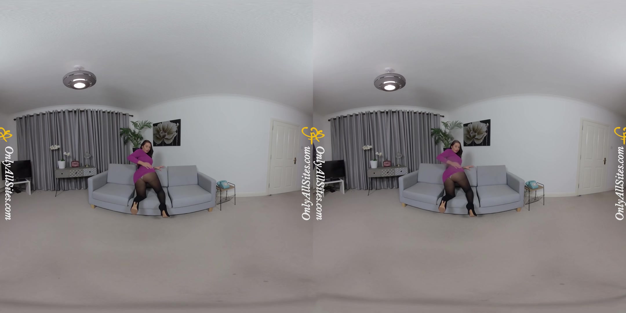 Kay G - Huge Tits and Pantyhose Are a Great Combination - OnlyTease