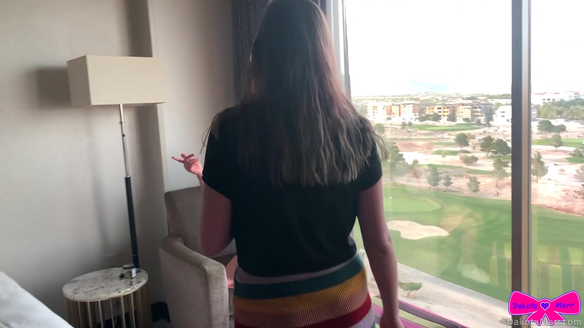 Caught Punished Hotel Weed Smoking - Dakota Marr
