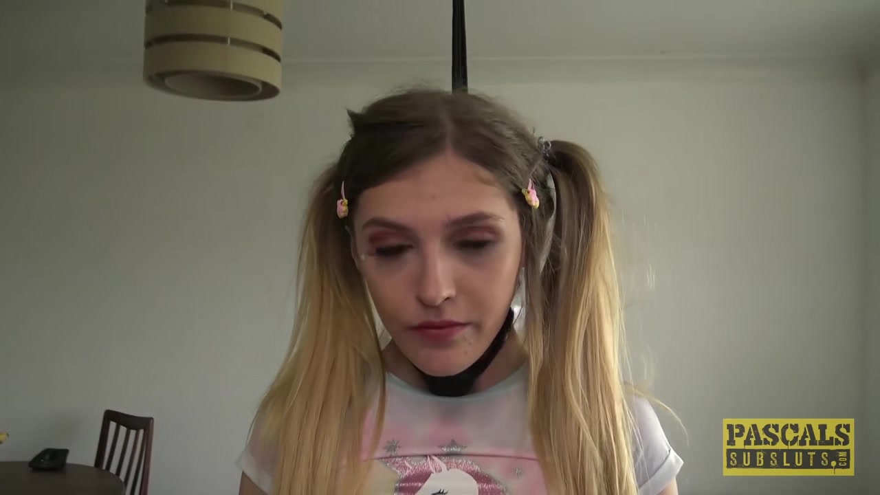 Sub Rhiannon Ryder dominated and left with mouthful of cum