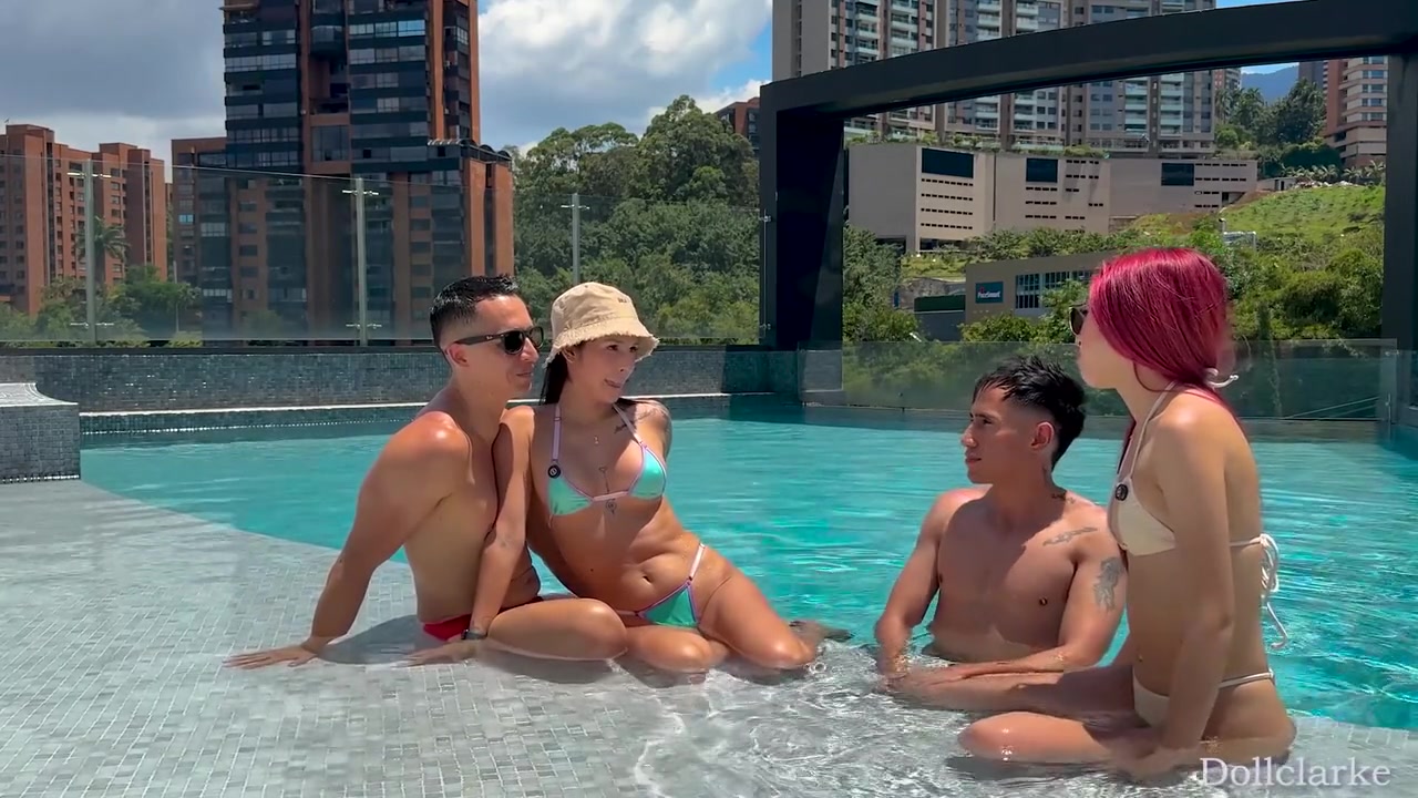 Amateur Swinger Hot Couples Have Sex In Medellin Colombia