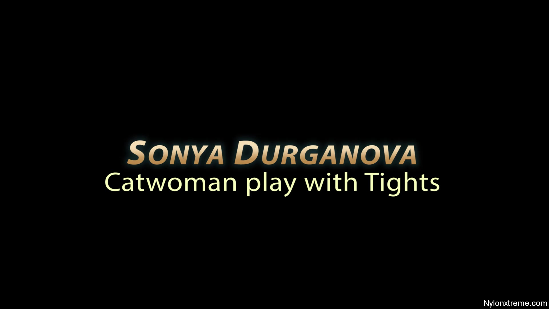 126 Sonya Durganova In Nylon Catwoman Play - Sex Movies Featuring Sexy Tights