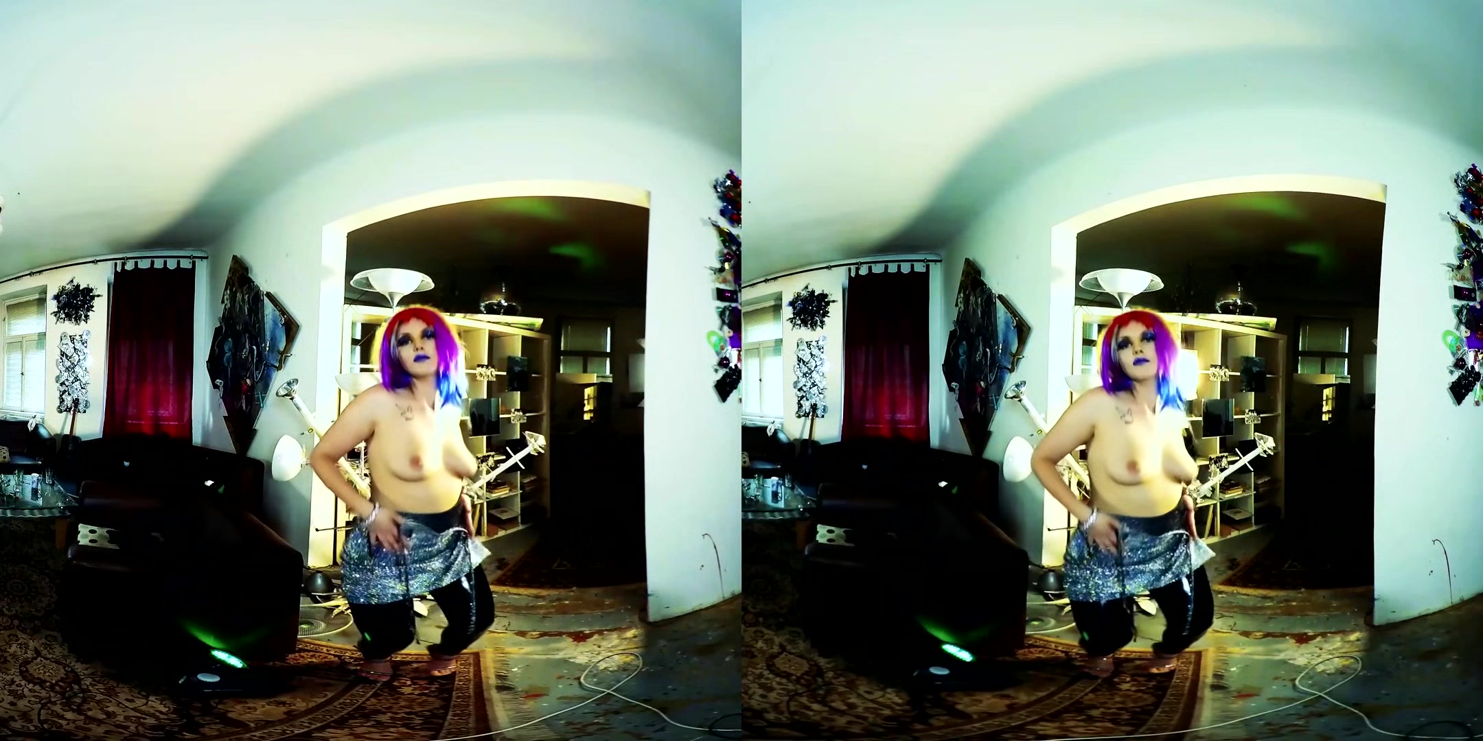 071 - Destiny Vegas - Rocker Girl Strip Fingering