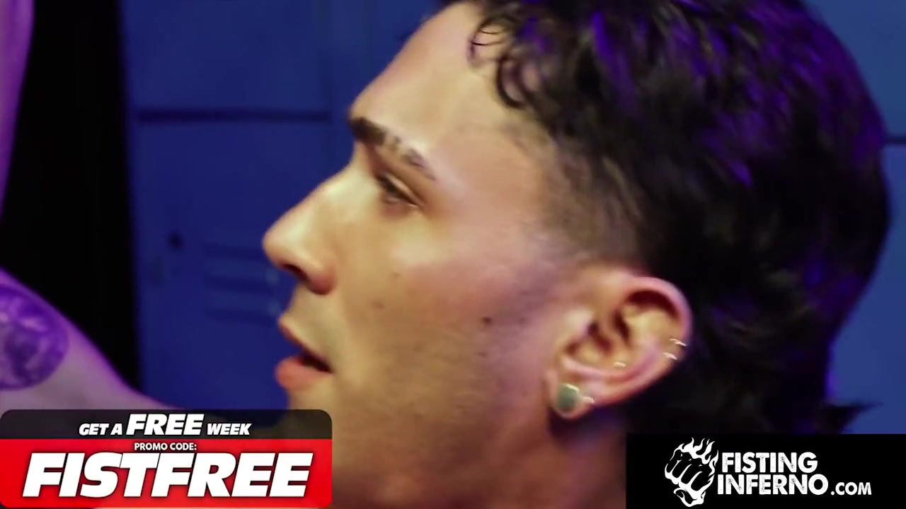 Andre Bedford And Siren Santiago In Hardcore Locker Room Lock-in - Big Cock Andre Flogs & Fucks Muscle Twunk Siren Raw