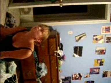Blonde teen 18+ striptease