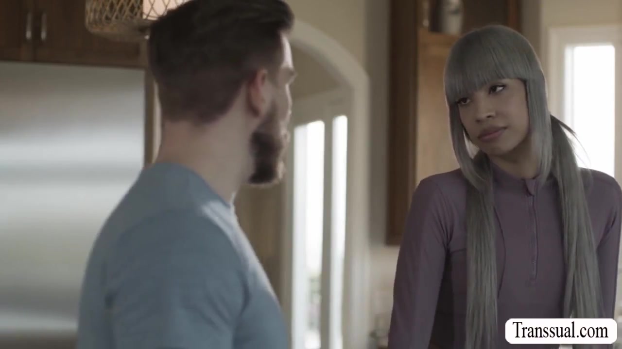 Ash Gray Haired Ts Gets Analed By Friends