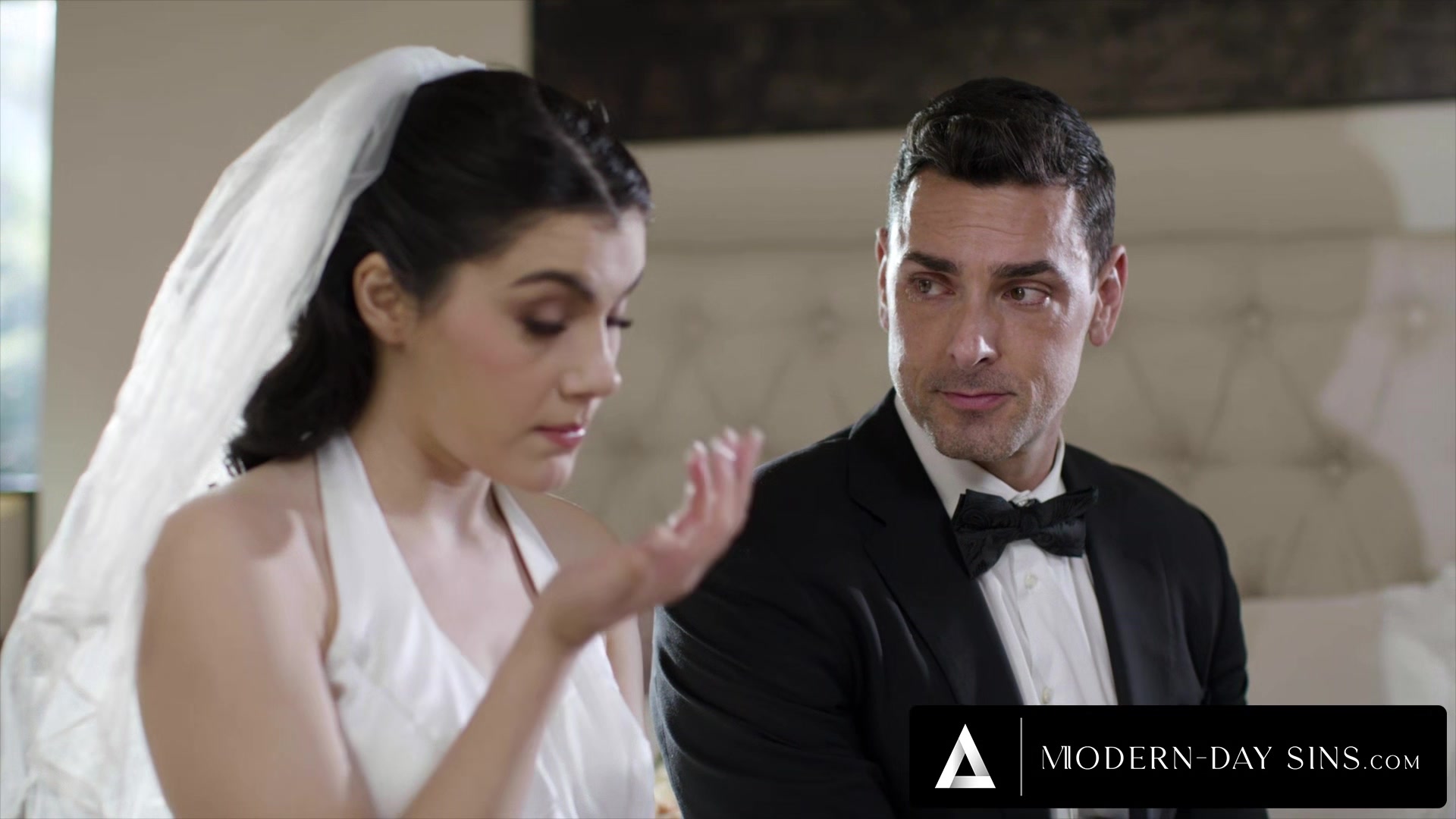 MODERN-DAY SINS - Groomsman ASSFUCKS Italian Bride Valentina Nappi On Wedding Day! REMOTE BUTT PLUG