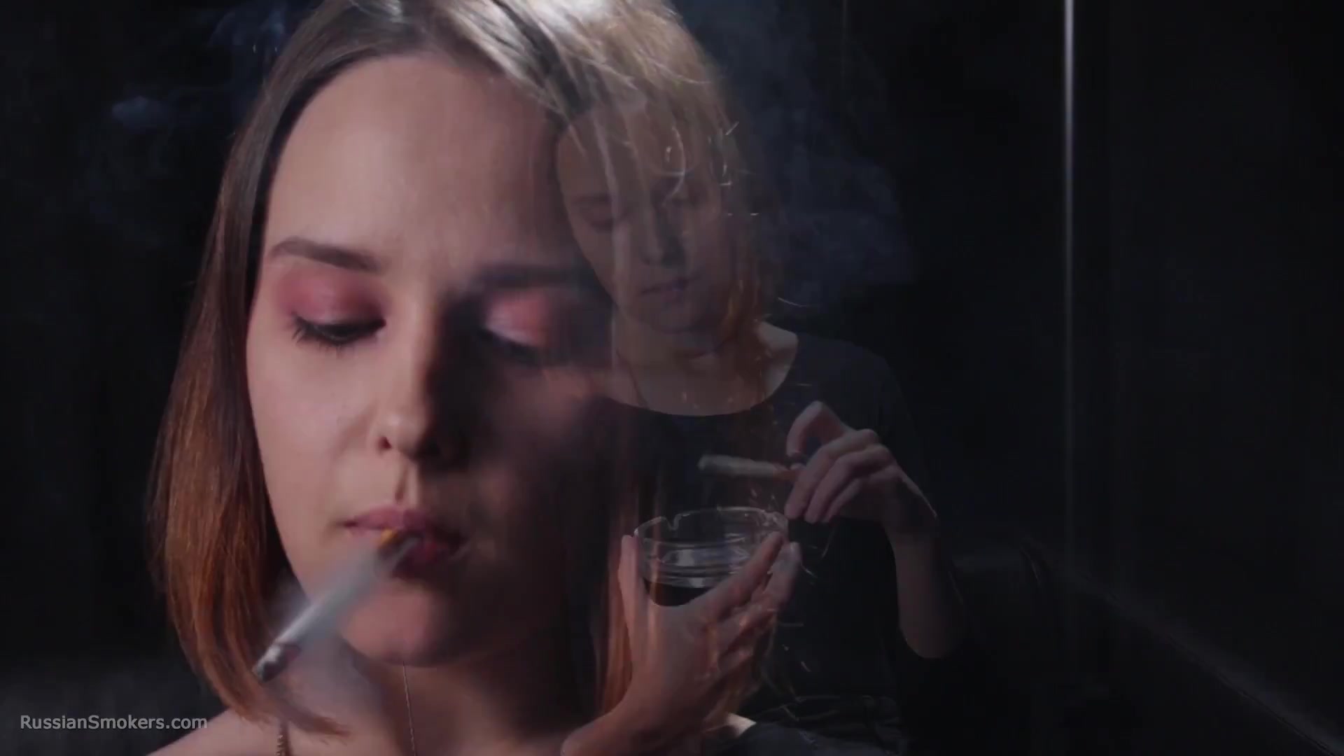 Dasha Is Smoking In The Studio