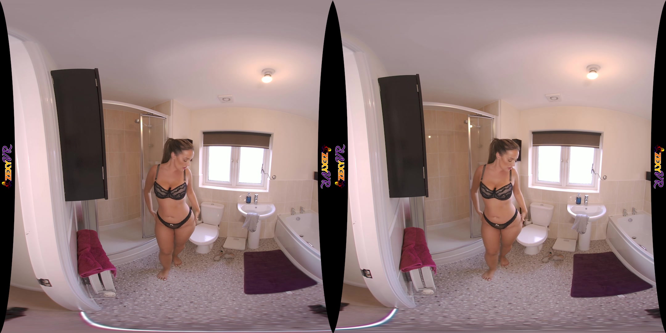 Shower With Me featuring Frankie L - ZexyVR