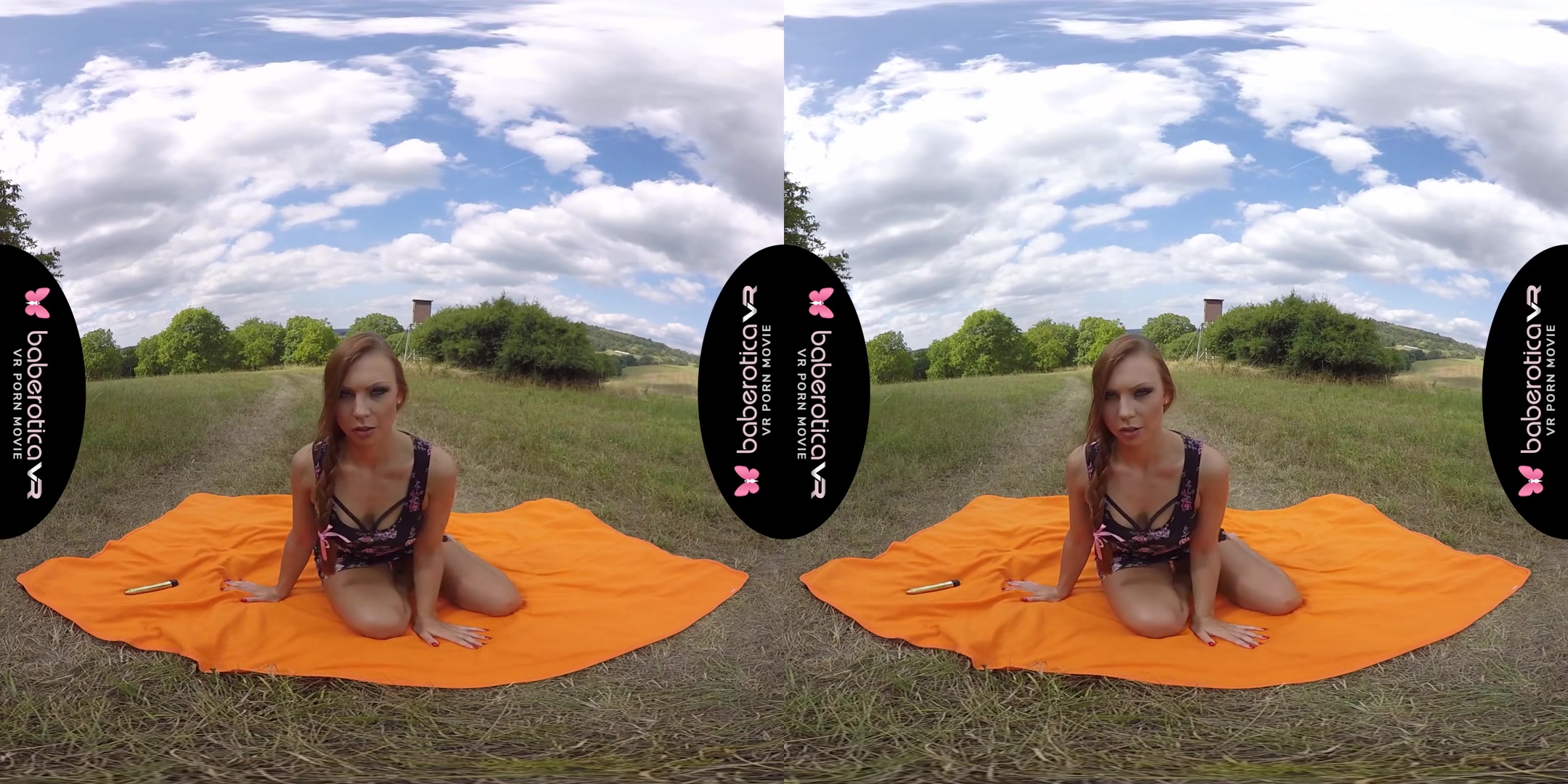 Ginger Ornela Morgan Outdoor Fun With Her Pussy - BaberoticaVR