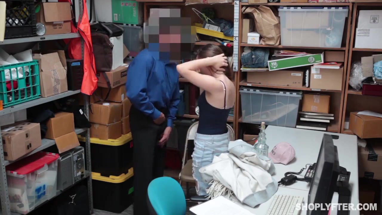 Rogue Security Guy Fuck The Out Of Young Shoplifter With Hayden Hennessy