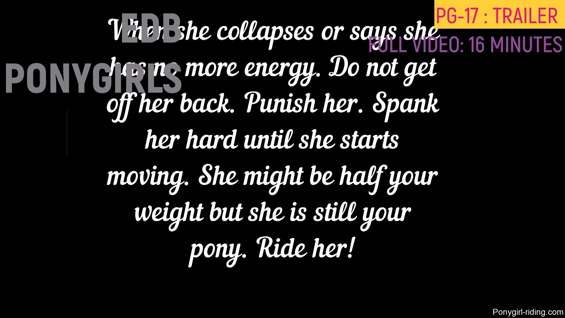 Using My Step Sister As My Personal Pony - Sex Movies Featuring Edward Black