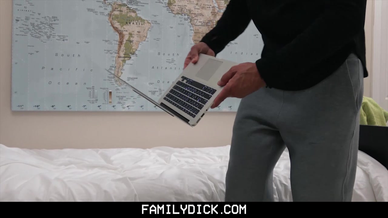 FamilyDick - Bear Step daddy Fucks teen 18+ In His Bedroom