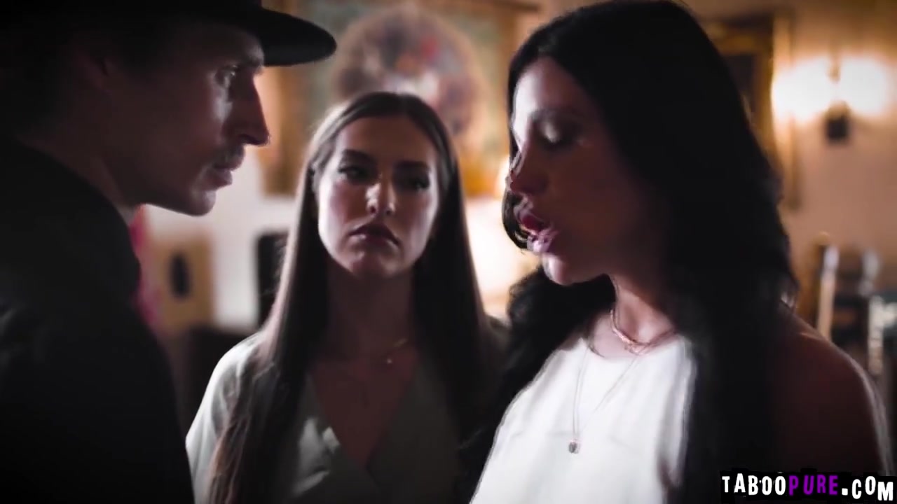 Two Lesbian Couples Have Threesome With The Priest