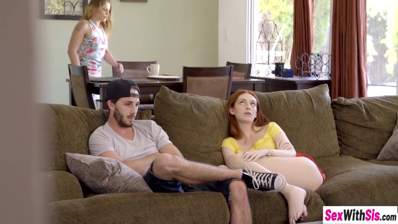 Rough Stepbro Banged His Amazing Redhead Stepsis