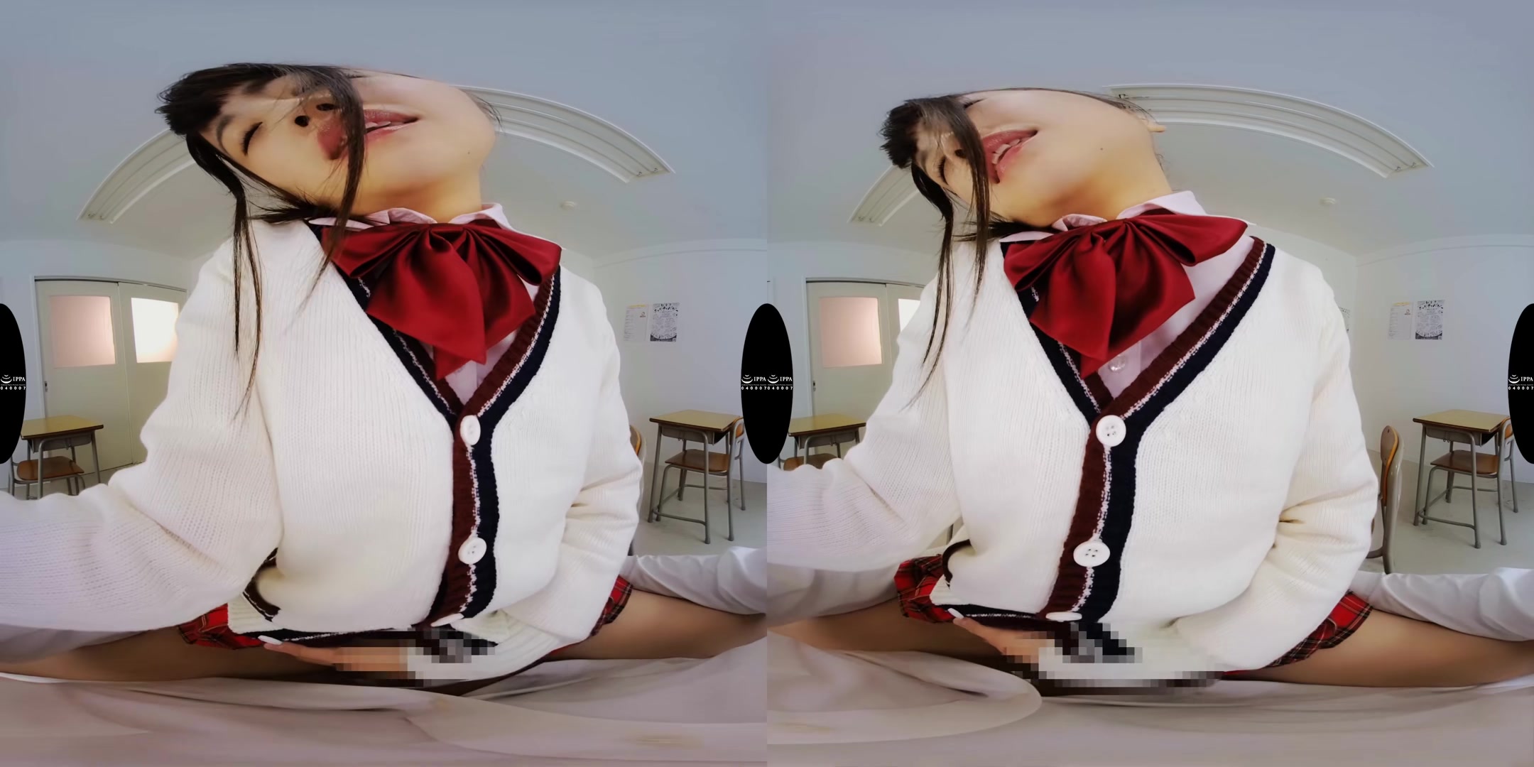 Moe Hazuki - What?! In the Classrom?! - TeppanVR