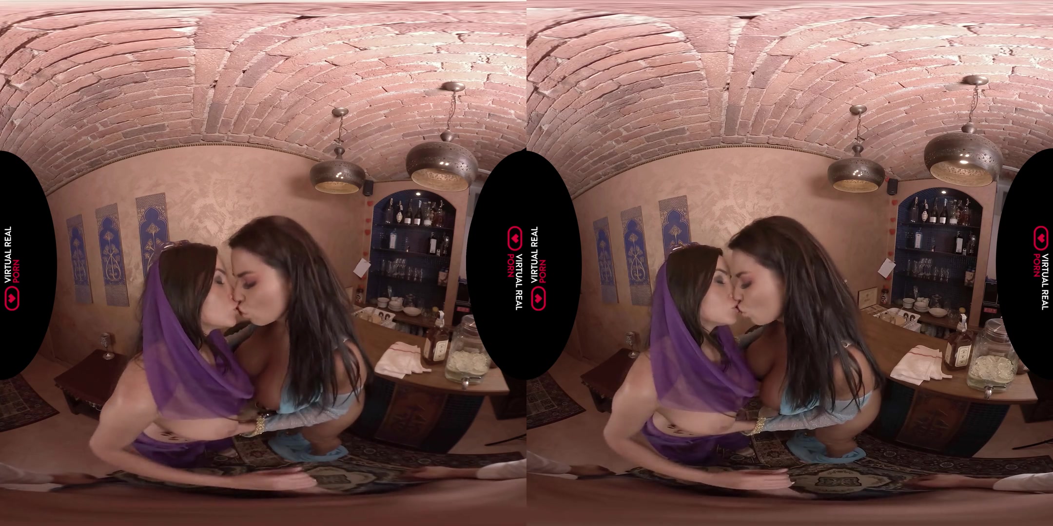 Alyssia Kent & Chloe Lamour in Two Genies, Three Wishes - VirtualRealPorn