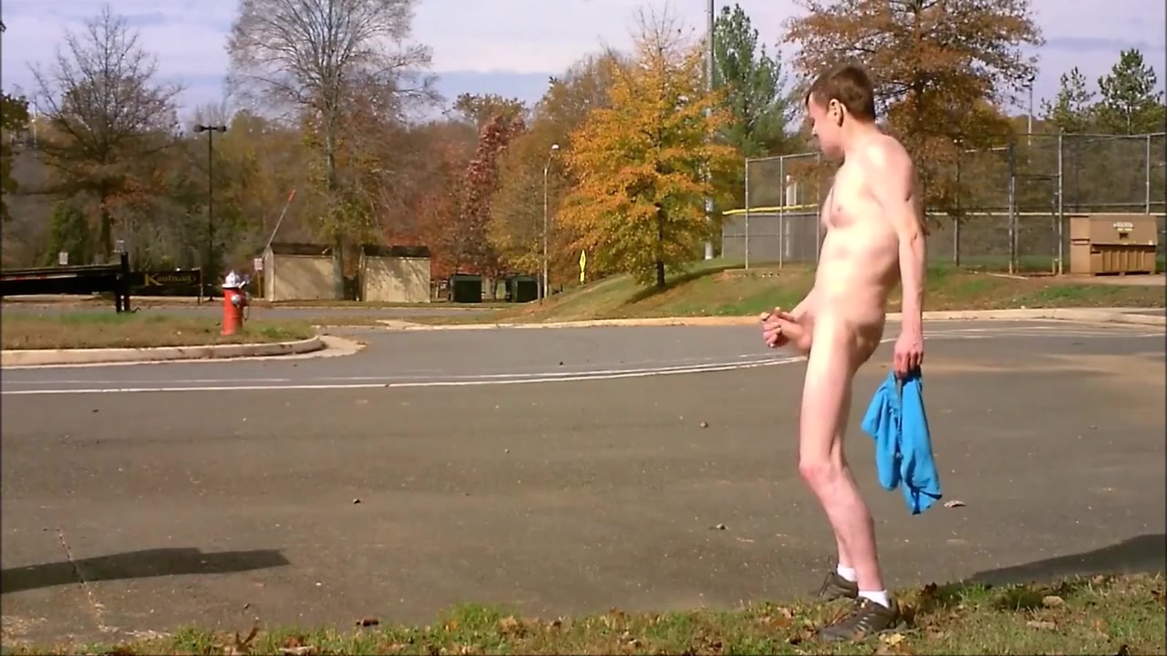 2nd Insane Naked Jack Off In Clear View Of Traffic November 2013