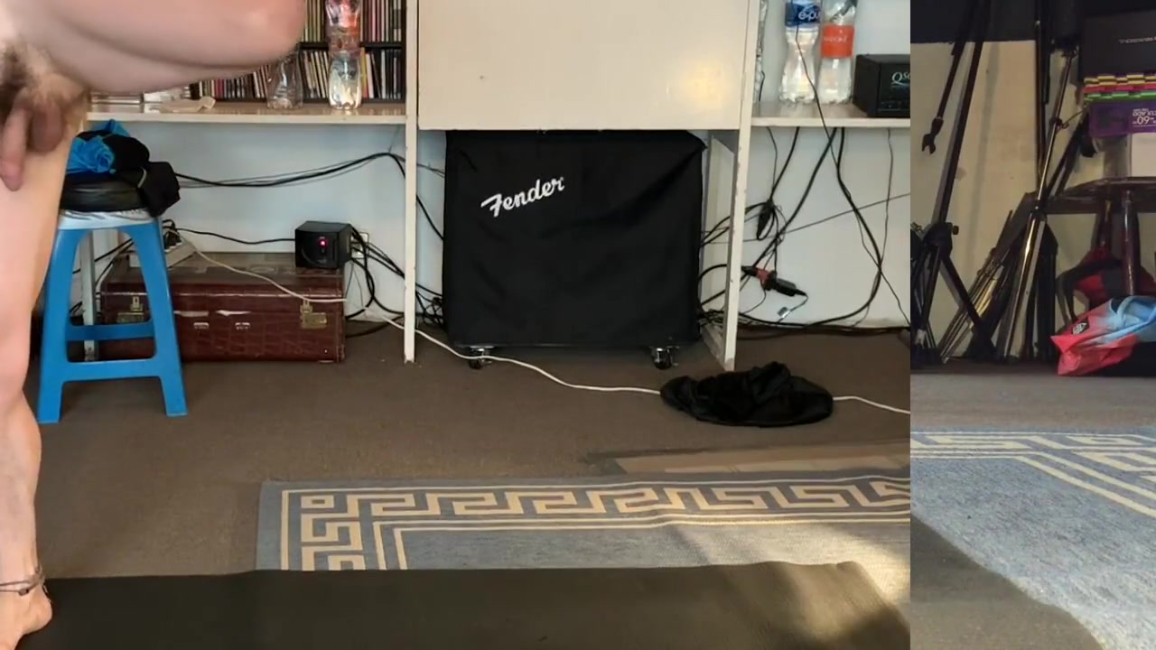 Pitfanone Yoga Routine And Delicious Cum Breakfast Ending