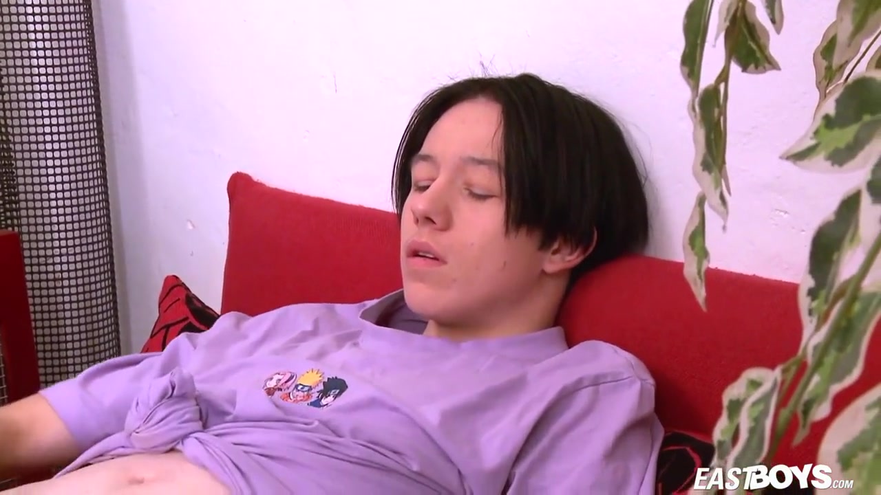 Cute Emo Boy Jerks His Young Male Stick