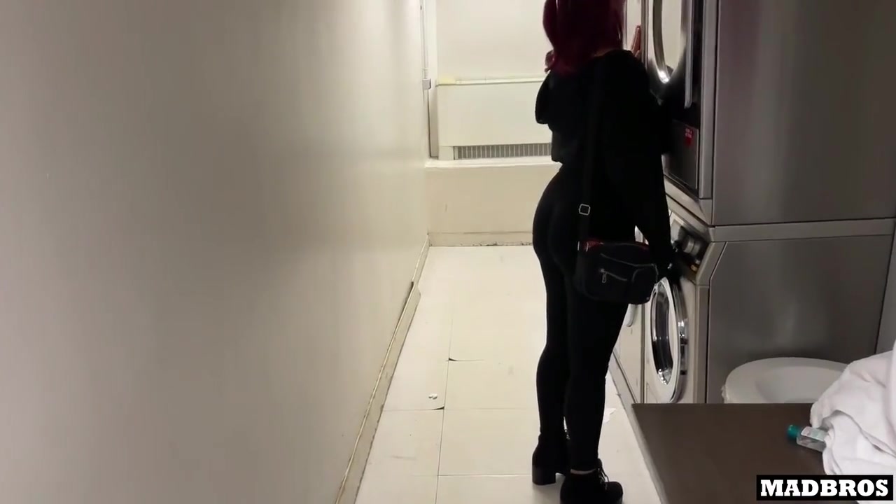Sexy Chilean With Big Ass Gets Fucked By 2 Big Black Cocks In A Laundromat!!